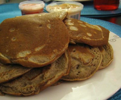 Dégustation de blinis au sarrasin Marlette