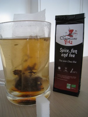 Début d'infusion pour Spice, fun and tea du Chapelier Fou