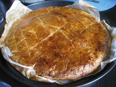 La belle galette des rois à la frangipane